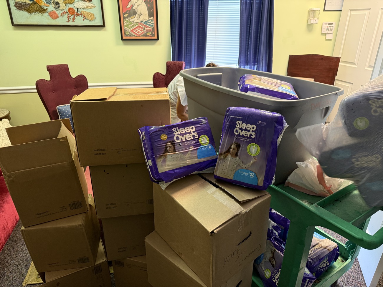 Refurbished durable medical equipment ready for the Home Again program.